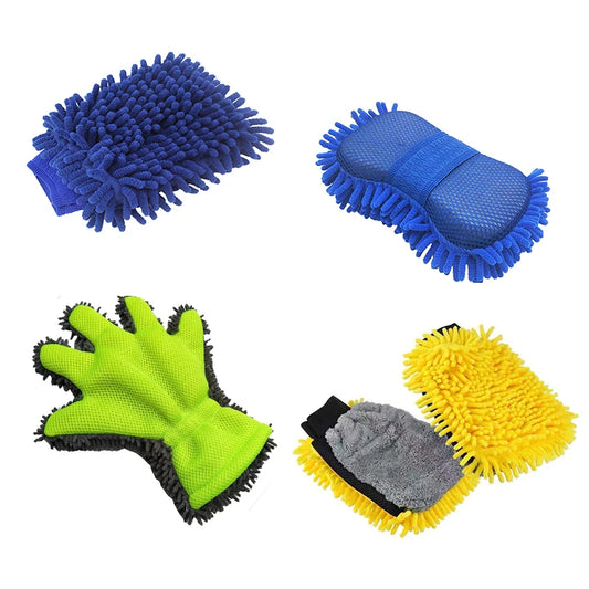 Motorcycle Wash Gloves Microfiber 