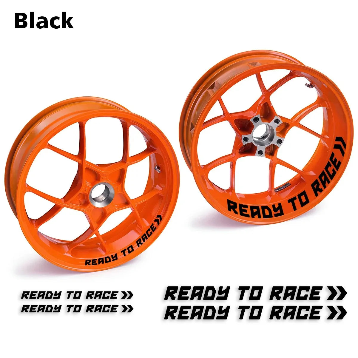 Ready To Race 反射ホイールリムステッカー