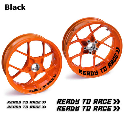 Ready To Race 反射ホイールリムステッカー