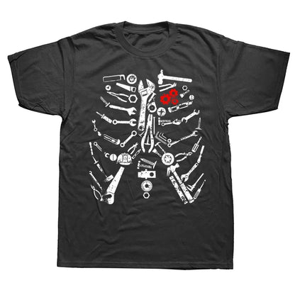 Tools Skull Cotton T-Shirt 