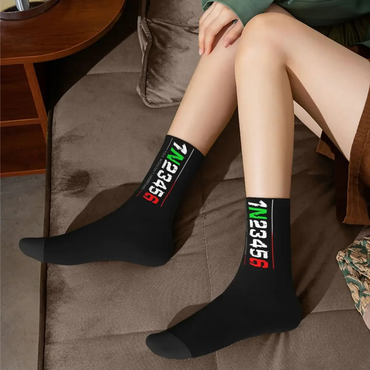 1N23456 Motorcycle Gear Biker Socks 