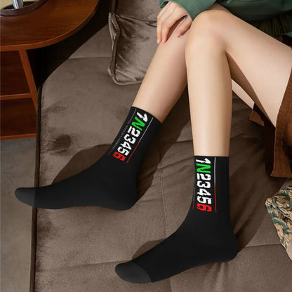 1N23456 Motorcycle Gear Biker Socks 