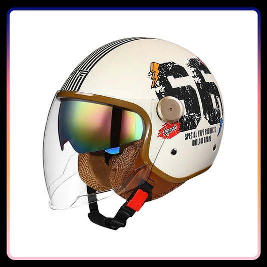 High Quality Retro Open Face Helmet 