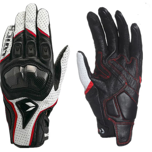 Motorcycle Gloves Genuine Leather 