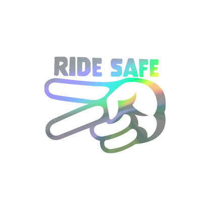 Ride Safe Motorcycle Decal 