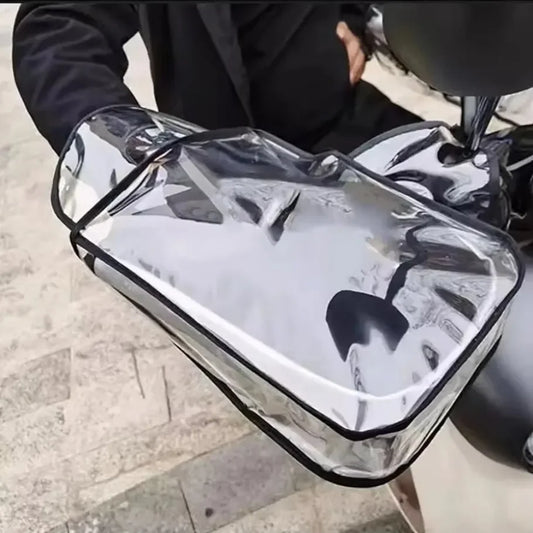 Handlebar Motorcycle Rain Cover Transparent 