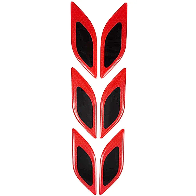6pcs/Set Reflective Stickers Anti-Scratch