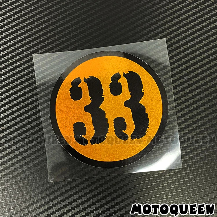 Decalcomanie per numeri di corse motociclistiche