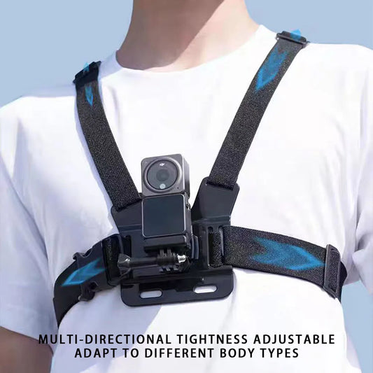 For GoPro Adjustable Chest Mount 