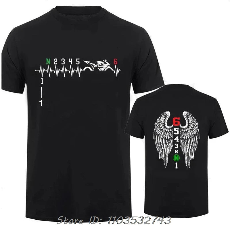T-shirt 1N23456 Motorcycle Gear Biker 