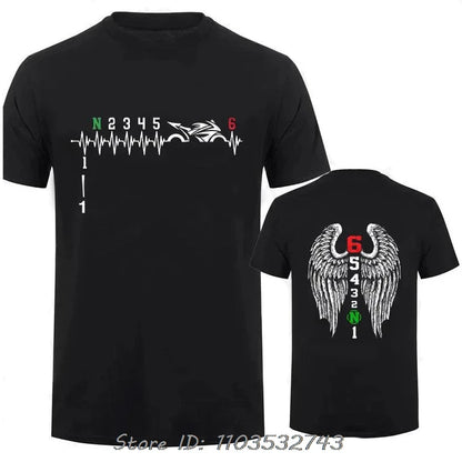 T-shirt 1N23456 Motorcycle Gear Biker 