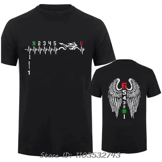 T-shirt 1N23456 Motorcycle Gear Biker 
