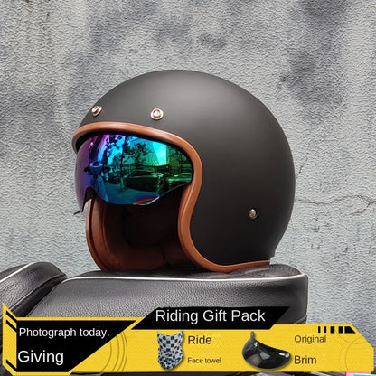 Open Face Half Motorcycle Helmet 