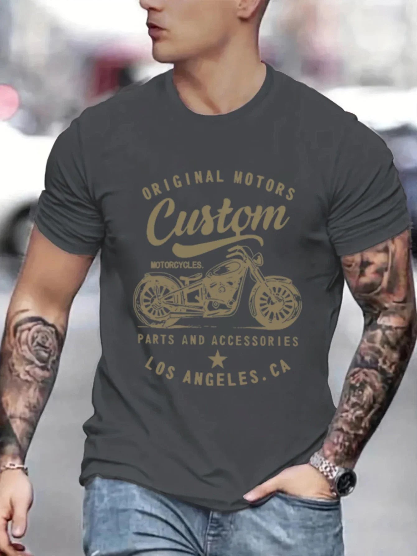 Custom Motorcycle T-Shirt 