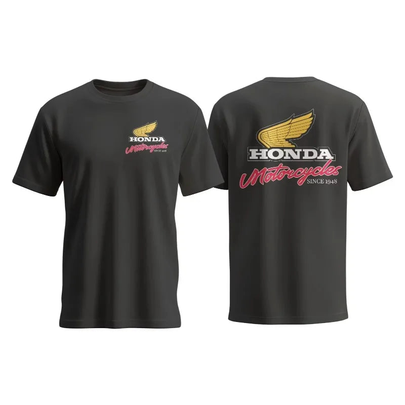 Wings Printed Motorcyclist Cotton Shirt 