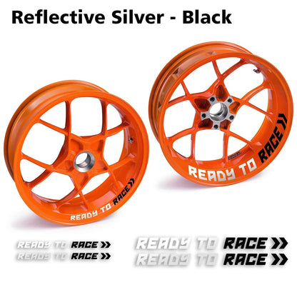 Ready To Race 反射ホイールリムステッカー