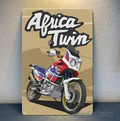 Africa Twin Metal Poster HD