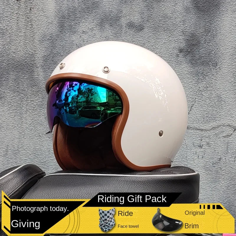 Open Face Half Motorcycle Helmet 