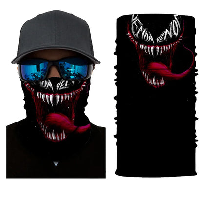 3D Ghost Skull Bandana 
