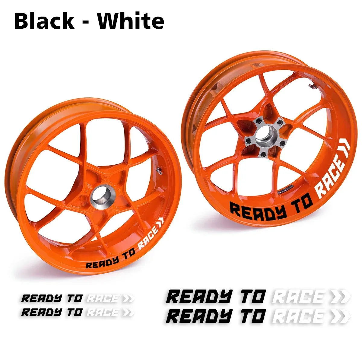 Ready To Race 反射ホイールリムステッカー