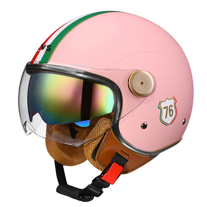 Open Half Helmet Retro 