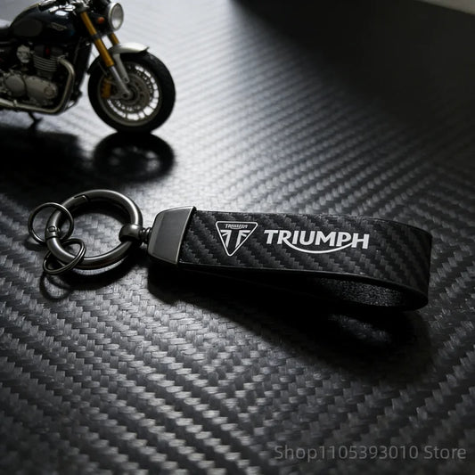 Premium Carbon Fiber Texture Keychains