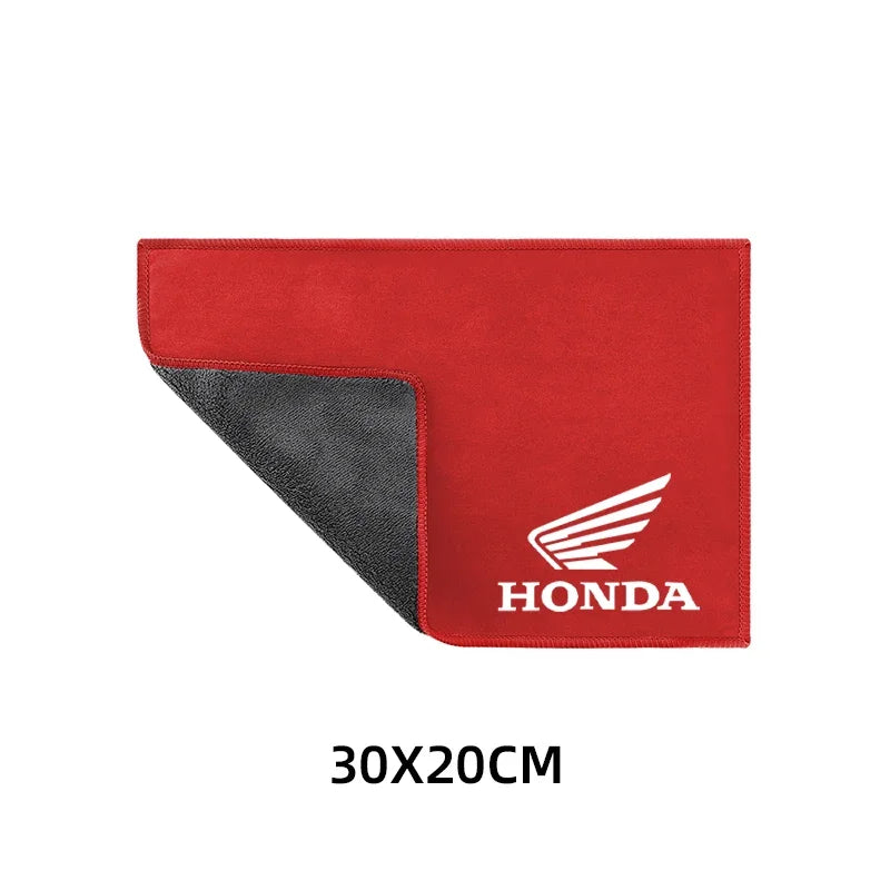 ผ้าไมโครไฟเบอร์เช็ดล้างและทำความสะอาดรถจักรยานยนต์ – 30x20cm / 30x30cm