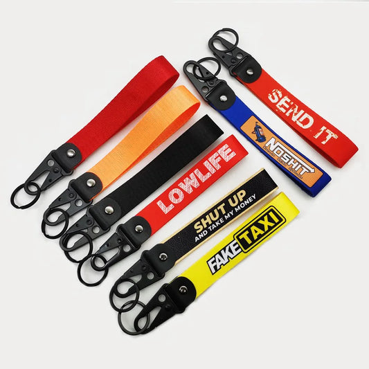 Motorcyclist Keychains 