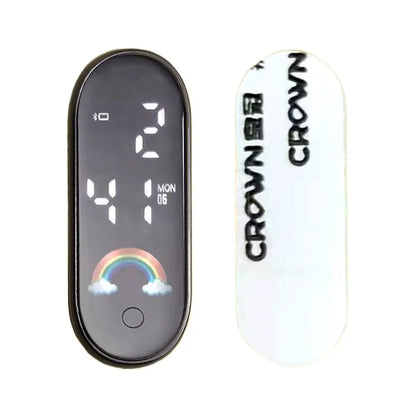 นาฬิกาขนาดเล็กแบบติดส่องสว่าง – นาฬิกา LED กันน้ำสำหรับแผงหน้าปัดรถจักรยานยนต์และรถยนต์