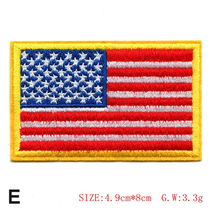 Embroidered Flag Tactical Patch