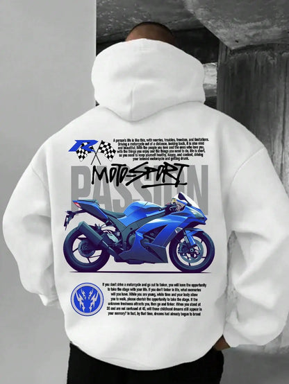 Motorcyclist Hoodie Men 