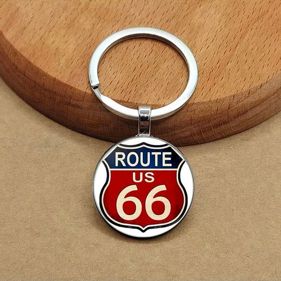 Route 66 Keychain 