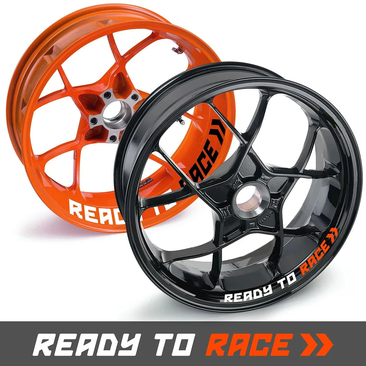 Ready To Race 反射ホイールリムステッカー
