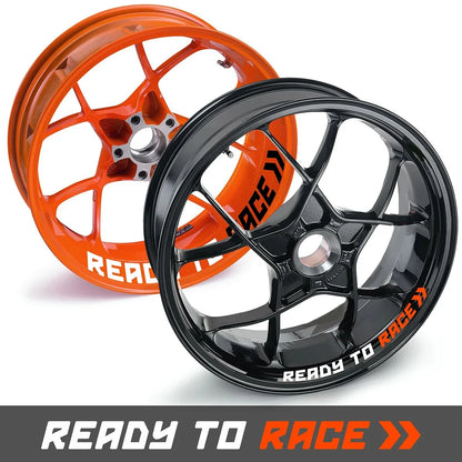 Ready To Race 反射ホイールリムステッカー