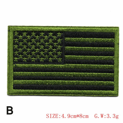 Embroidered Flag Tactical Patch