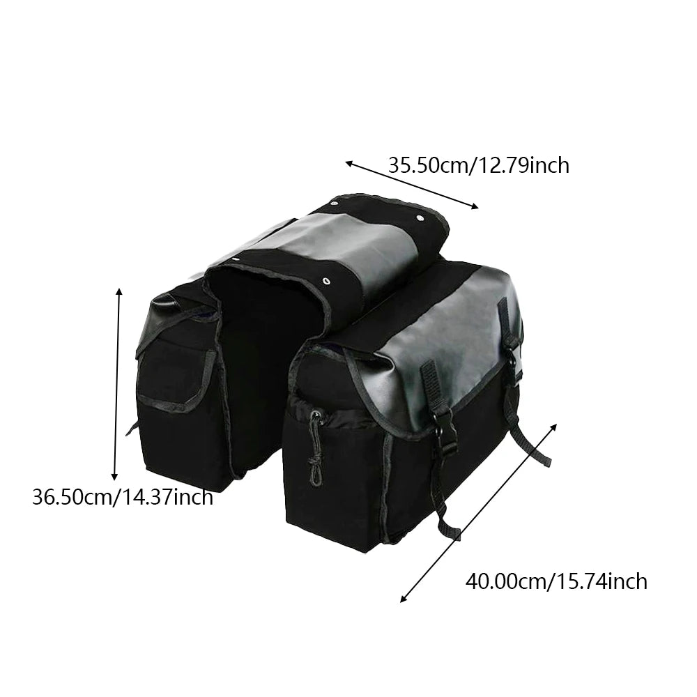Retro Rear Seat Bag Biker Side 