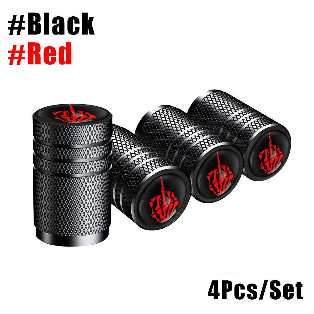 4Pcs/Lot Tire Stem Valve Caps 