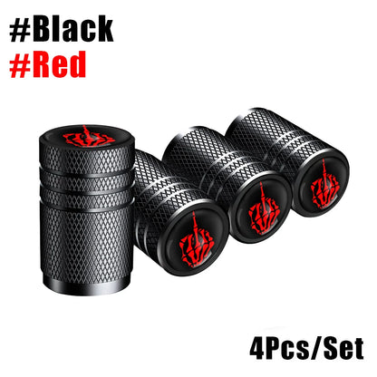 4Pcs/Lot Tire Stem Valve Caps 