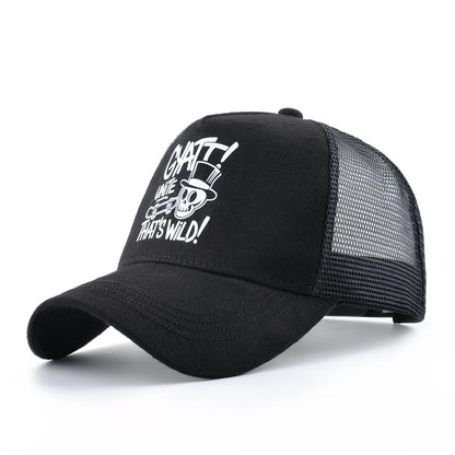 Skull Summer Cap for Motorcyclist 