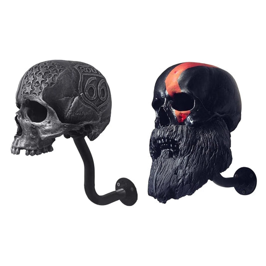Wall-Mounted Motorcycle Helmet Holder 