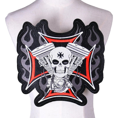 Punk Embroidered Iron On Patches 