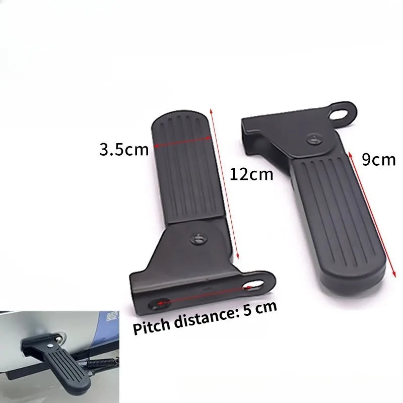 Foldable Front Foot Pedals – Aluminum Anti-Slip E-Bike Pedals