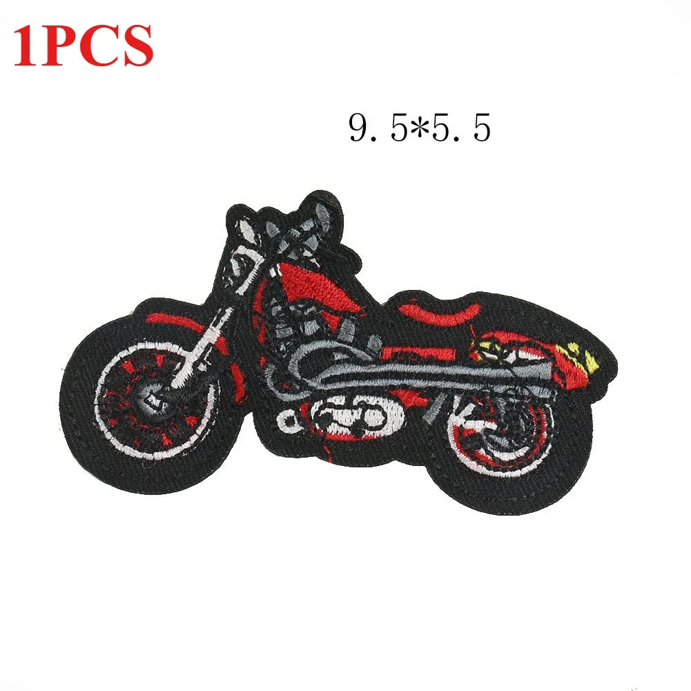 Retro Motorcycle Patches for Vest
