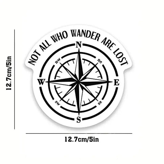 Compass Sticker 