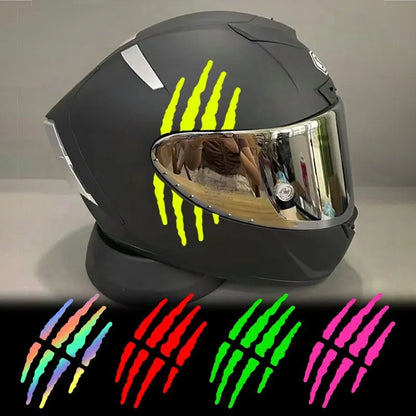 Claw Marks Helmet Stickers