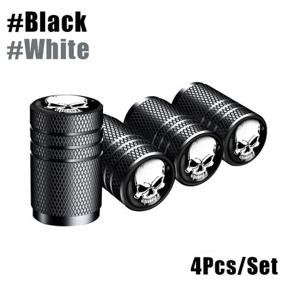 4Pcs/Lot Tire Stem Valve Caps 