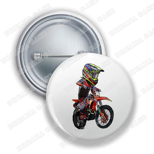 Motocross Dirt Bike Pin