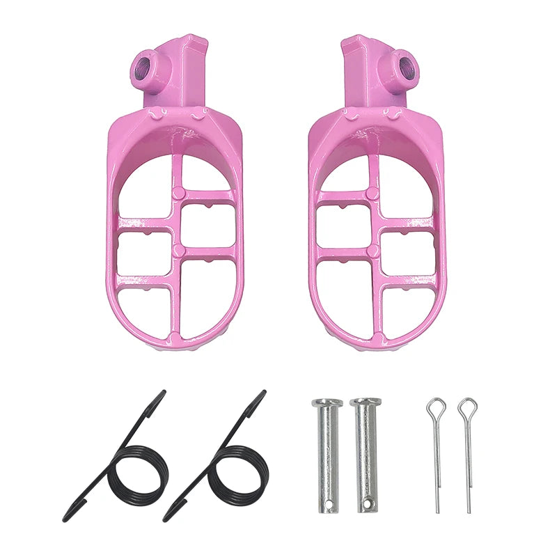 Motorcycle Foot Pegs – Universal Footrests for Dirt & Pit Bikes (1 Pair)