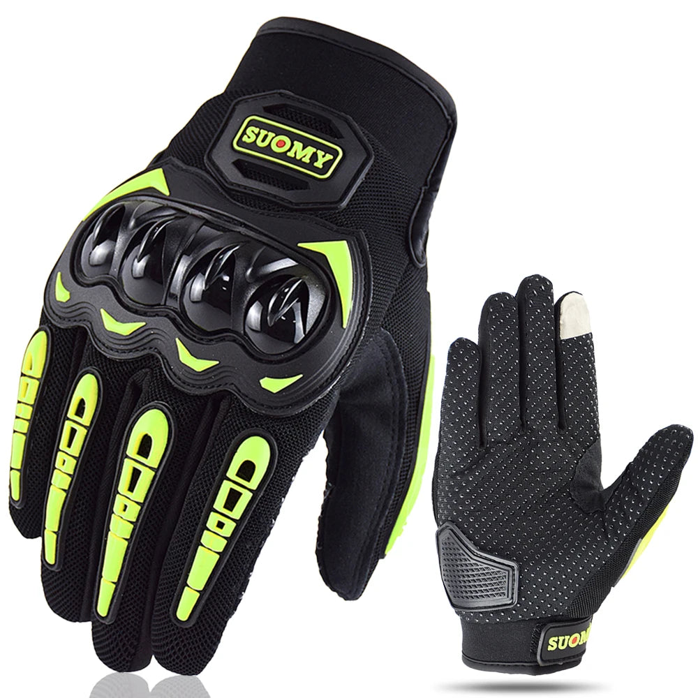 Gants de course à doigt complet respirant 