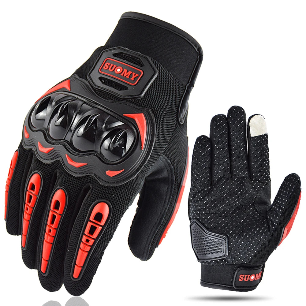 Gants de course à doigt complet respirant 